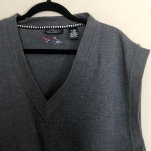 Greg Norman Gray Pullover Vest Size XL